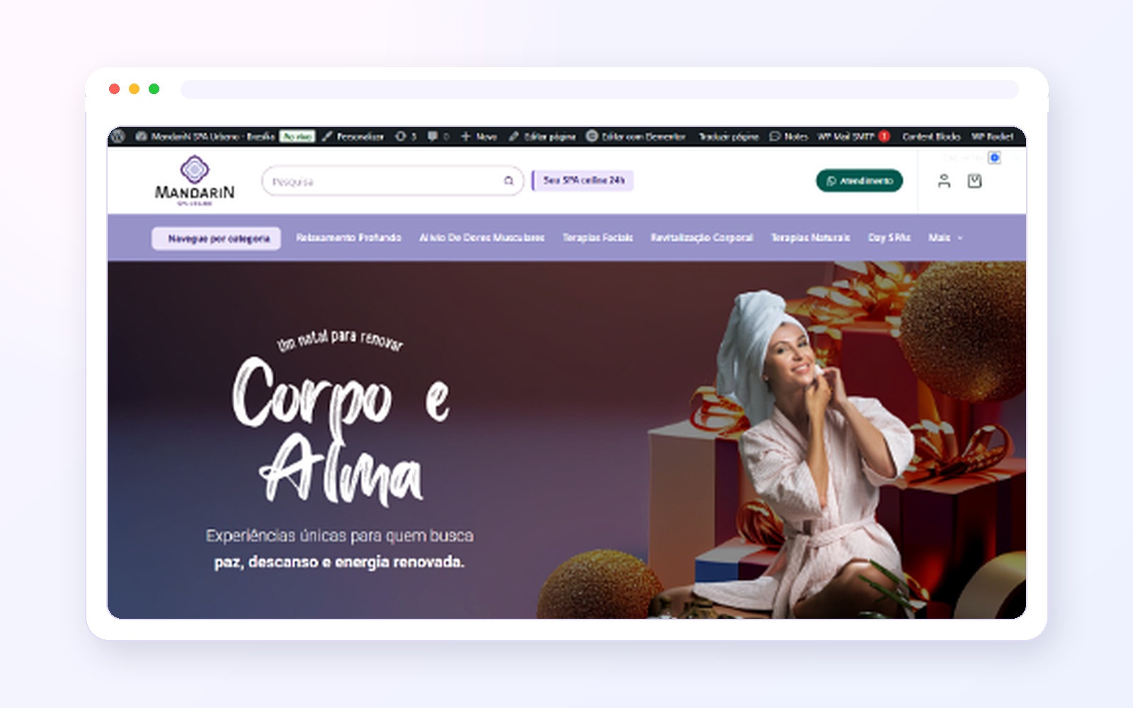 Loja virtual MandariN Spa Urbano