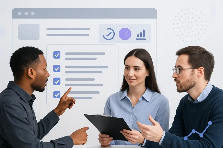 Checklist de Core Web Vitals para equipes de SEO, design e desenvolvimento