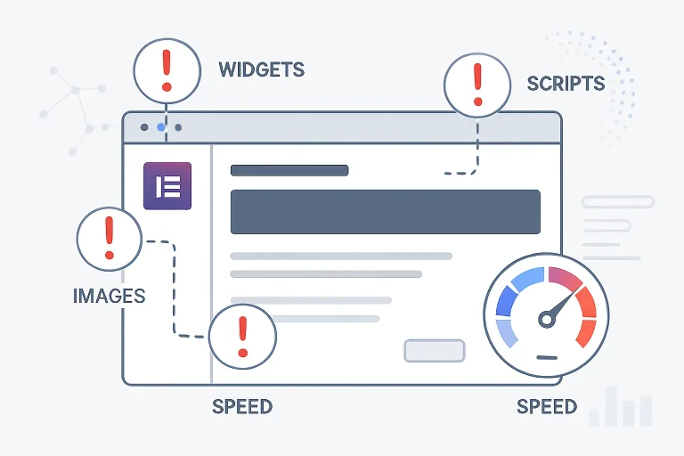 Elementor deixa o site lento? Como identificar as causas reais da queda de performance